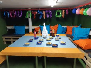 חדר בריחה לילדים - סידור שולחן